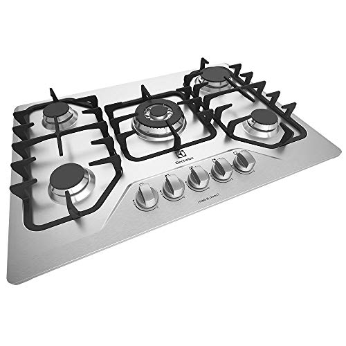 Cooktop Electrolux GF75X a Gás 5 Queimadores Inox - Bivolt