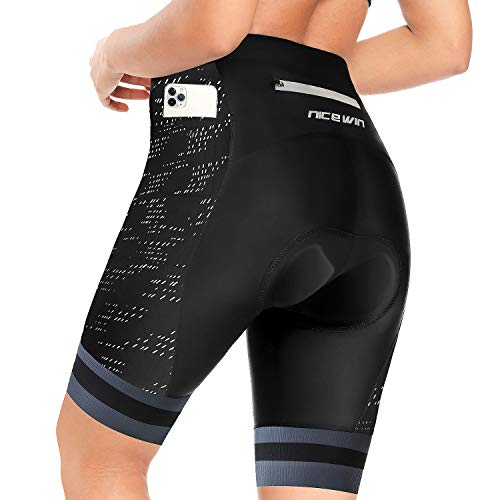 Shorts de bicicleta femininos 4D Gel Acolchoado Ciclismo...