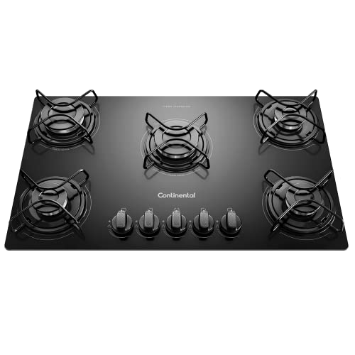 Cooktop KC5GP 5 bocas e mesa em vidro temperado BIVOLT